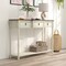 Costway Farmhouse Console Table Entryway Sideboard with 3 Drawers &#x26; Open Storage Shelf
